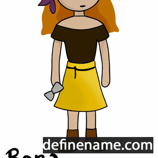 cartoon of the name Ronja