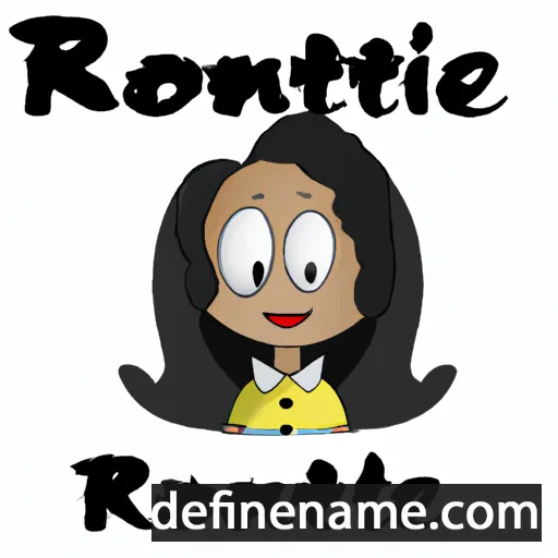 cartoon of the name Ronnette