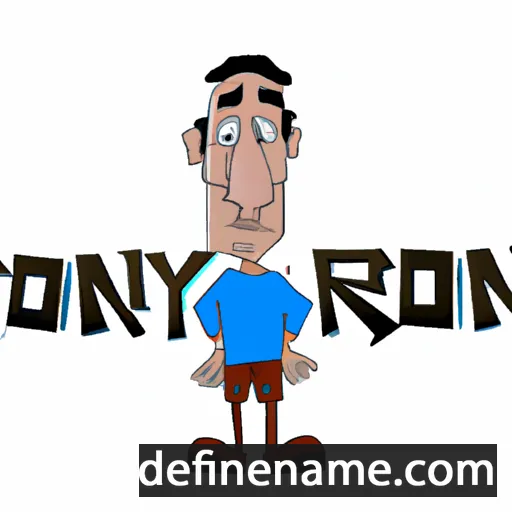 cartoon of the name Ronny