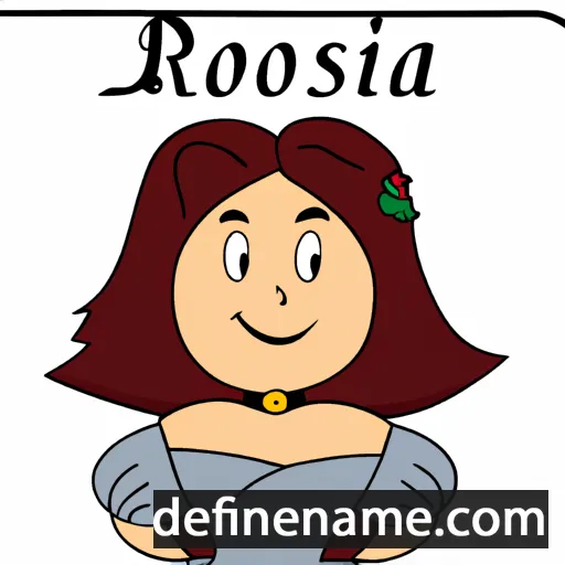 Rosalva cartoon