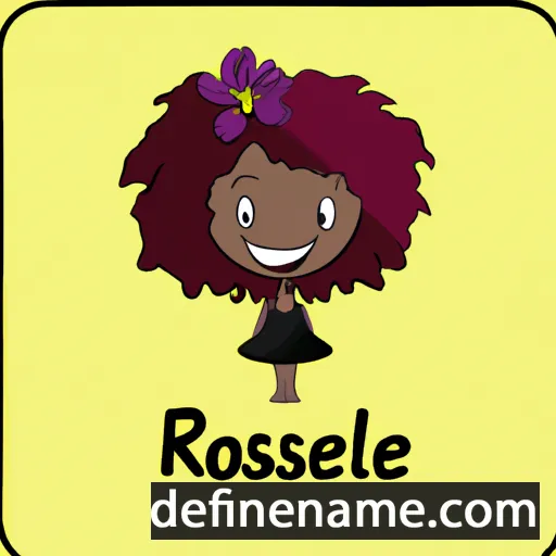 cartoon of the name Roselle