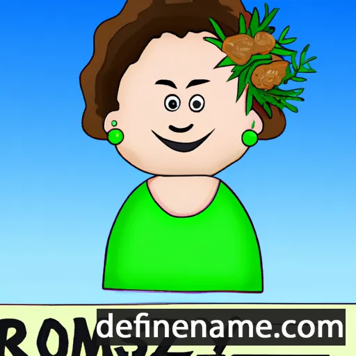 cartoon of the name Rosemary