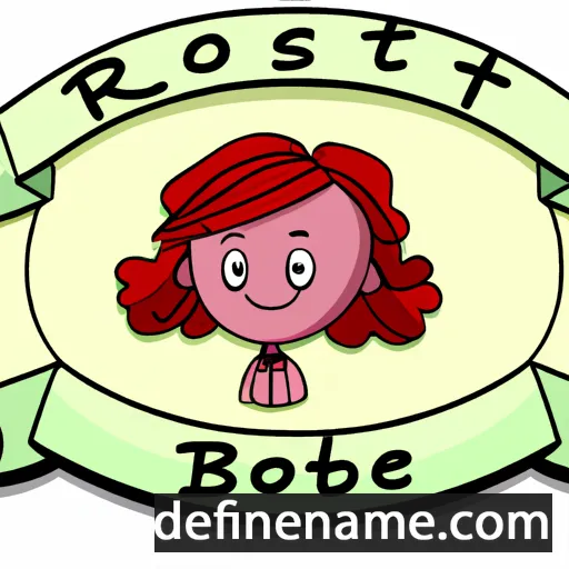 cartoon of the name Rosette