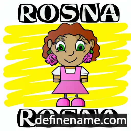 cartoon of the name Rosina