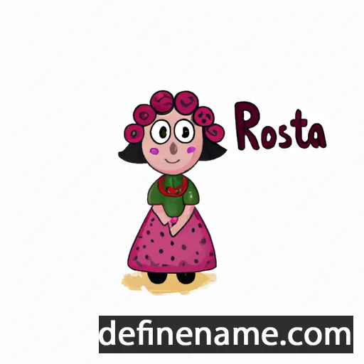 cartoon of the name Rosita