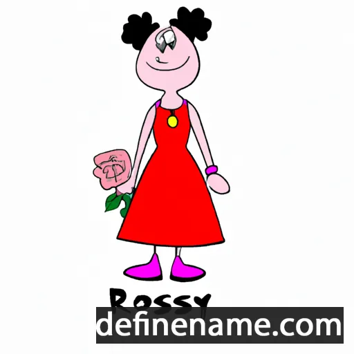 cartoon of the name Rosy