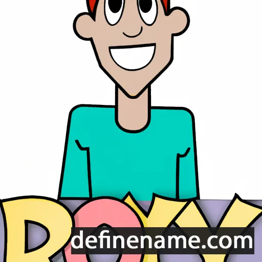 cartoon of the name Roy