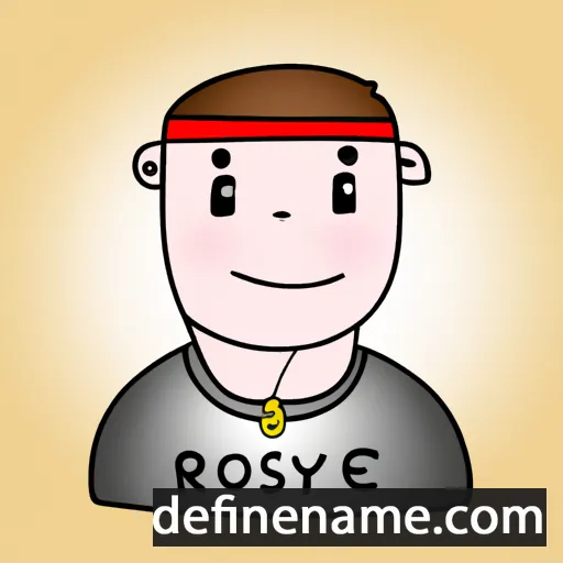 cartoon of the name Royse