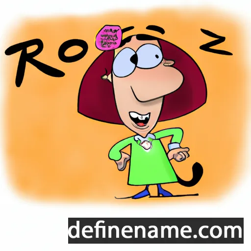 cartoon of the name Roz