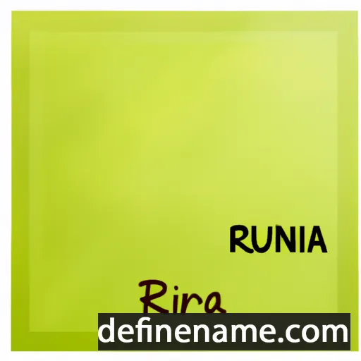 Rufina cartoon