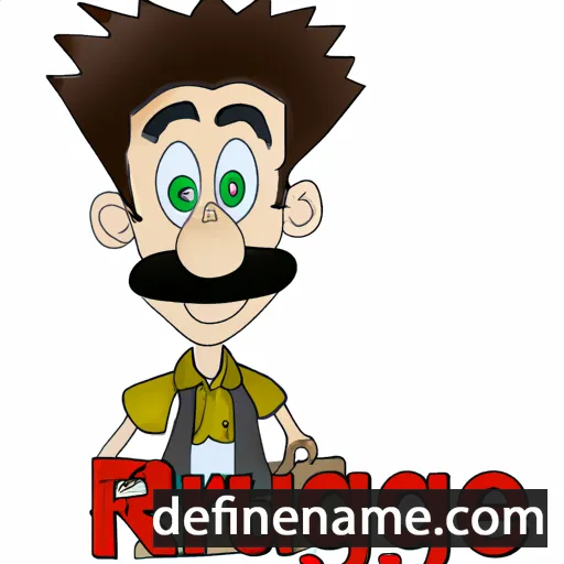 cartoon of the name Ruggero