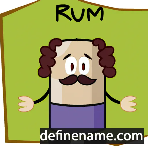 cartoon of the name Ruvim