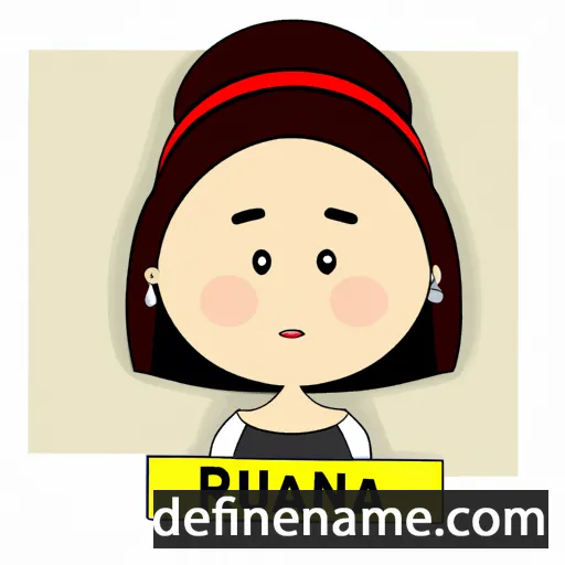 cartoon of the name Ruzanna