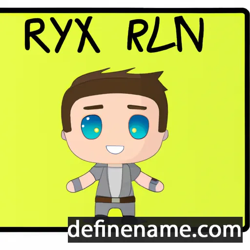 Rylan cartoon