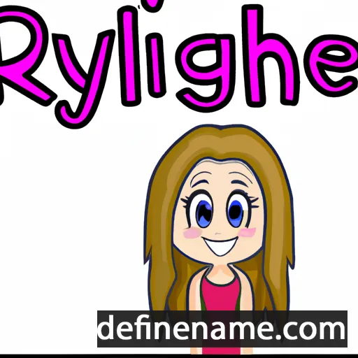 cartoon of the name Ryleigh