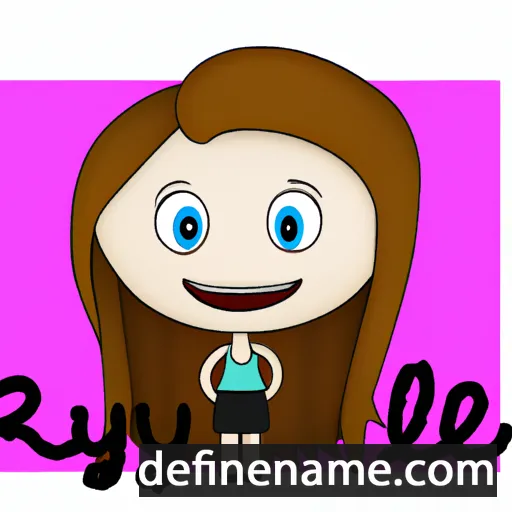 cartoon of the name Rylie