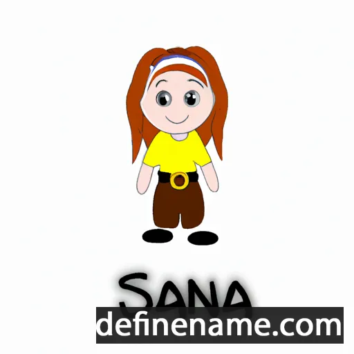 Saana cartoon