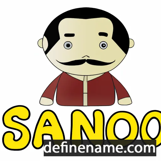 cartoon of the name Sabino