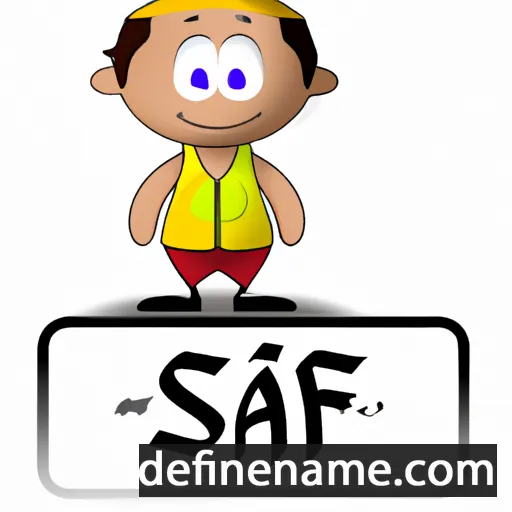 Safi cartoon