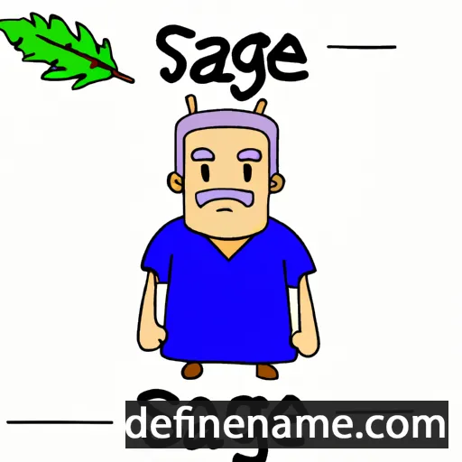 Sage cartoon