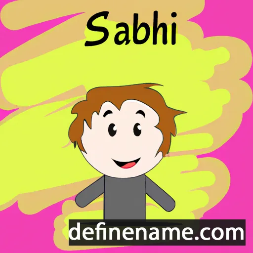 cartoon of the name Saibh