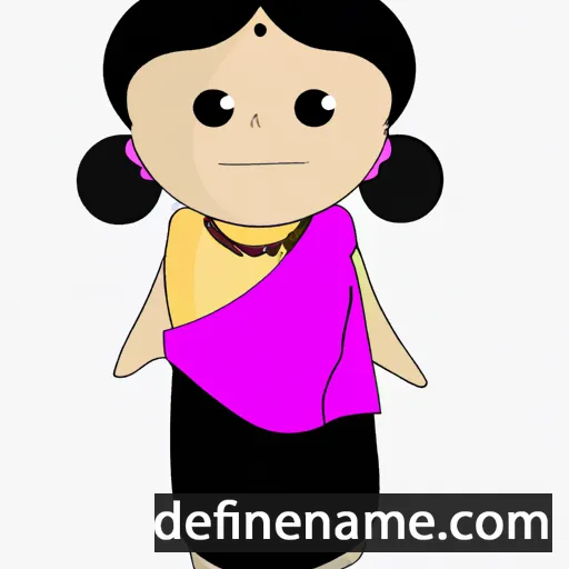 cartoon of the name Sakshi