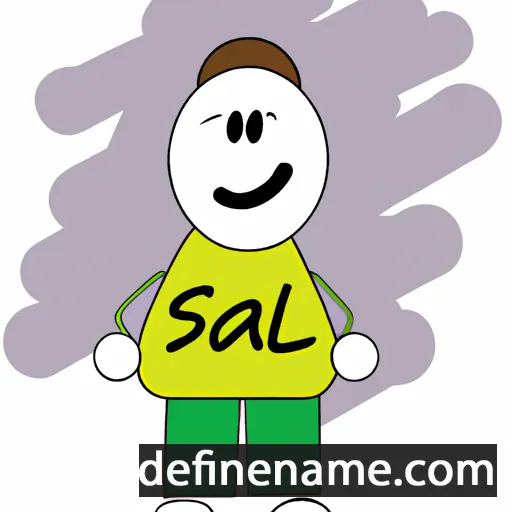 cartoon of the name Sal