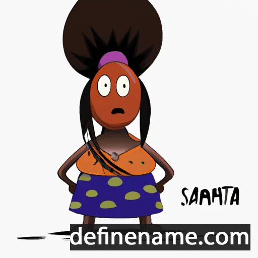 cartoon of the name Salamatu