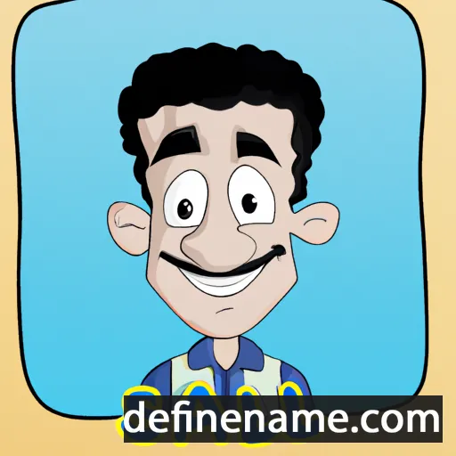 cartoon of the name Salil