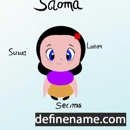 Salomea cartoon