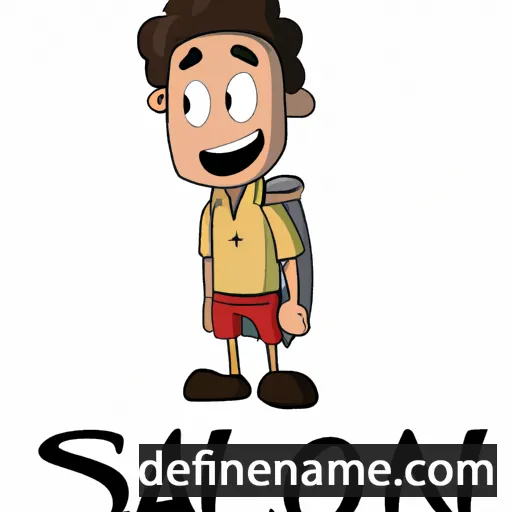 cartoon of the name Salomón