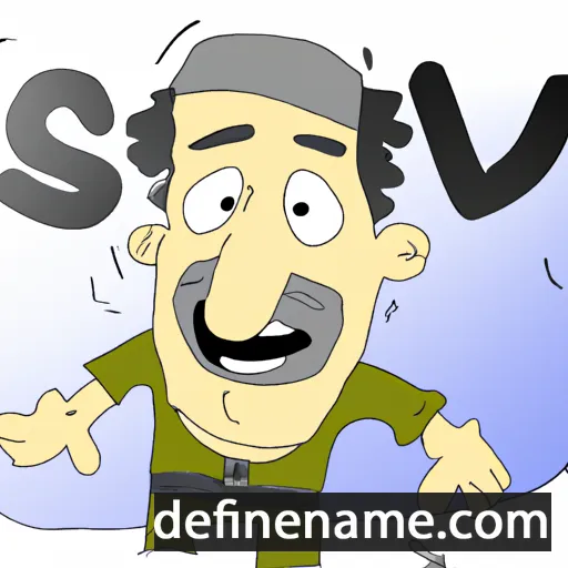 cartoon of the name Salvo