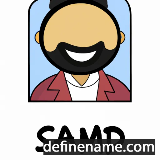 cartoon of the name Samad