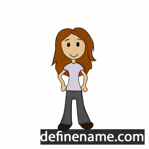 cartoon of the name Samantha