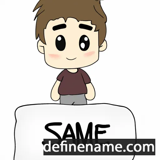 cartoon of the name Samet