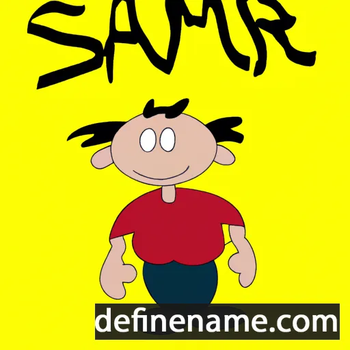 cartoon of the name Samir