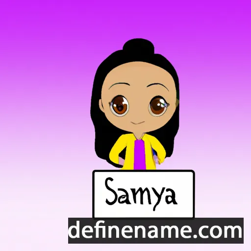 Samiya cartoon