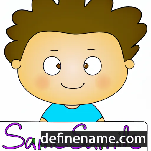 cartoon of the name Samuele