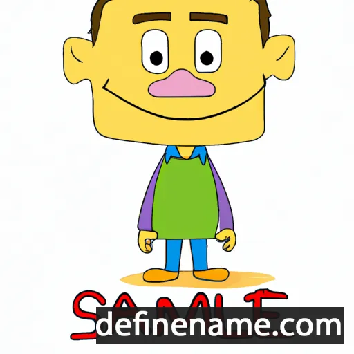 cartoon of the name Samwel