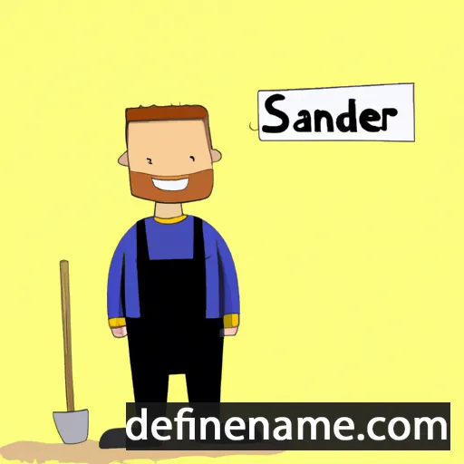 Sander cartoon