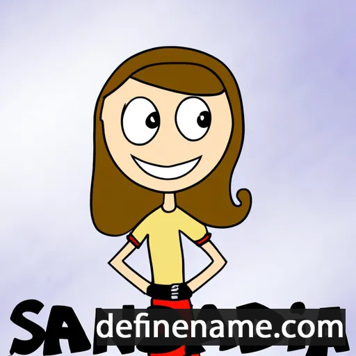 cartoon of the name Sandra