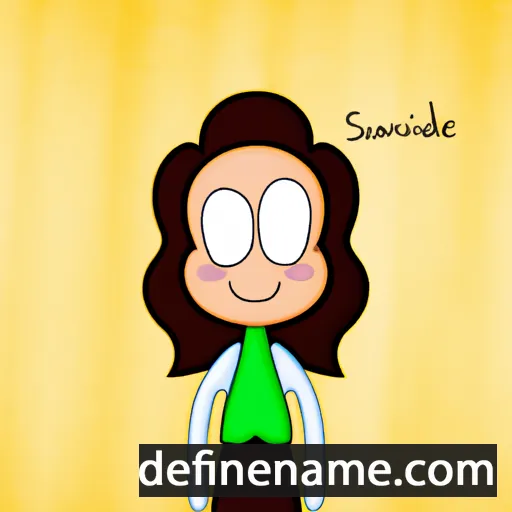 Sandrine cartoon