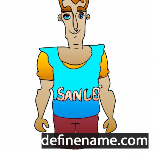 Sanel cartoon