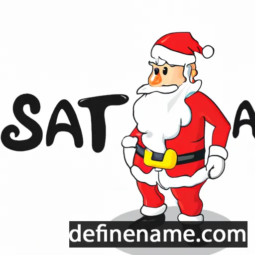 Santa cartoon