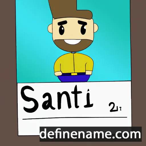 cartoon of the name Santeri