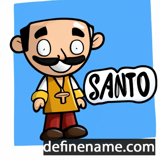 Santo cartoon