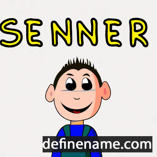 cartoon of the name Şener