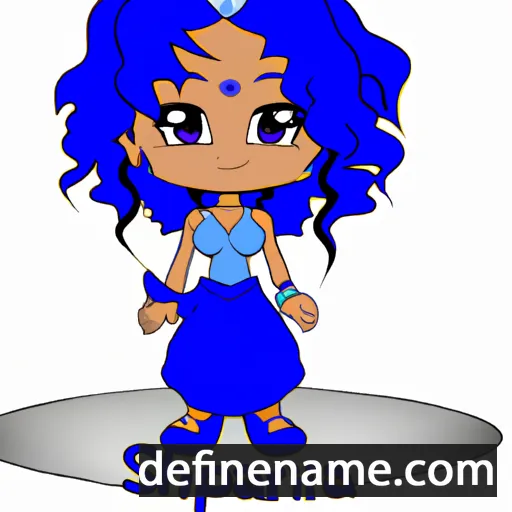 cartoon of the name Sapphira