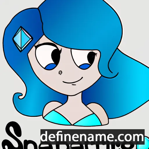 cartoon of the name Sapphire