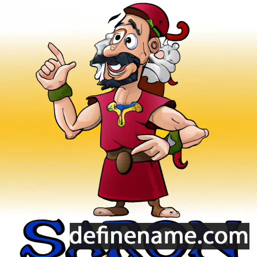 cartoon of the name Sargon